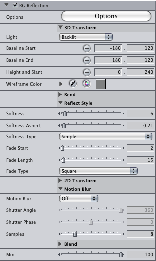 Reflection UI
