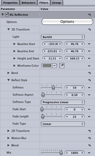 Reflection UI