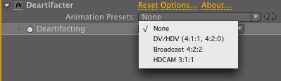 Deartifactor UI