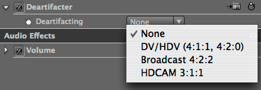 Deartifactor Premiere Pro