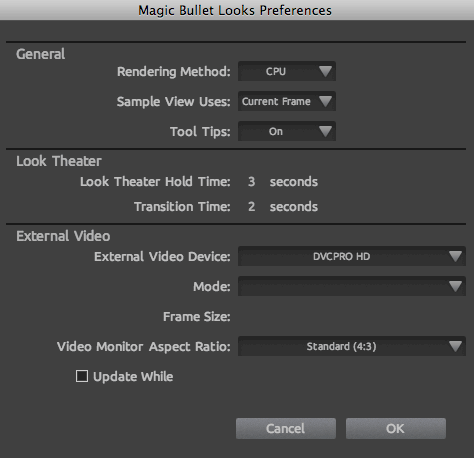 Looks Preferences
