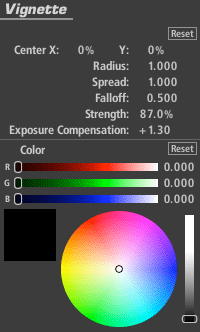 Vignette Controls