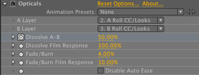 Opticals UI