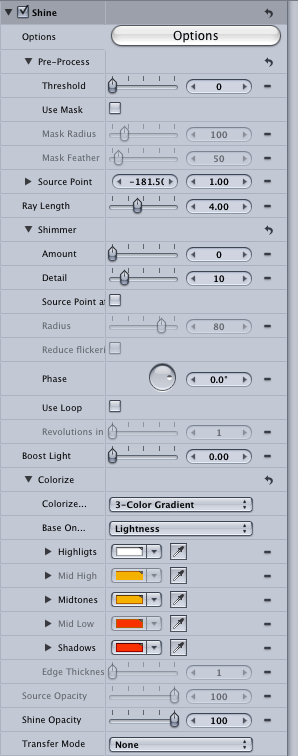 Motion Shine UI